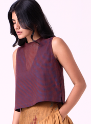 Ori Checkered Top