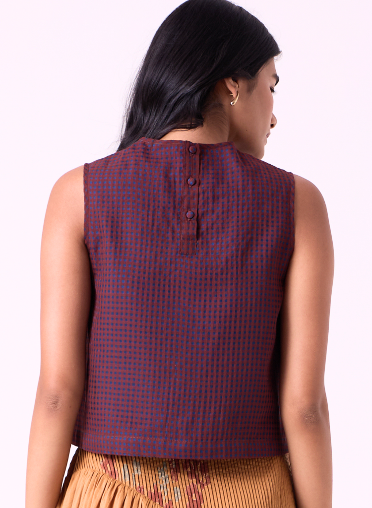 Ori Checkered Top
