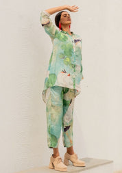 Oriental Cranes & Frogs Set