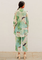 Oriental Cranes & Frogs Set