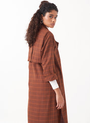 Overlap Kaftan Check Set