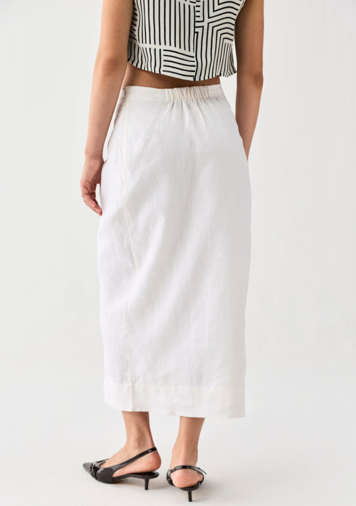 Overlap Midi Skirt