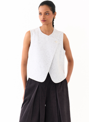 Overlap Vest Set