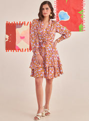 Overlapped Flair Dress