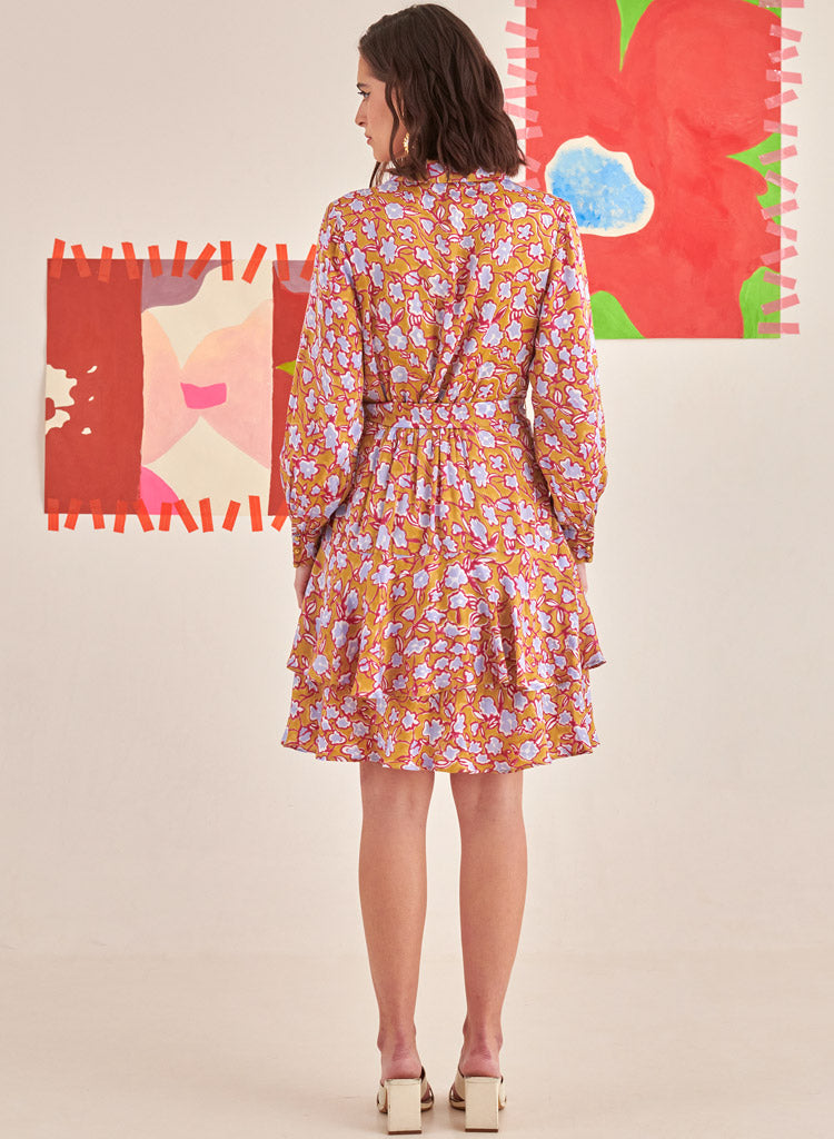 Overlapped Flair Dress