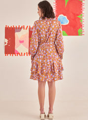 Overlapped Flair Dress