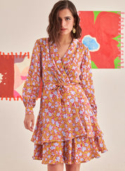 Overlapped Flair Dress