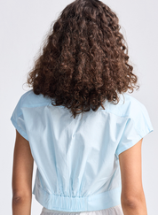 Oversized Crop Shirt