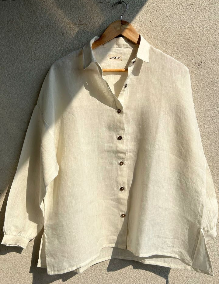 Oversized Linen Shirt