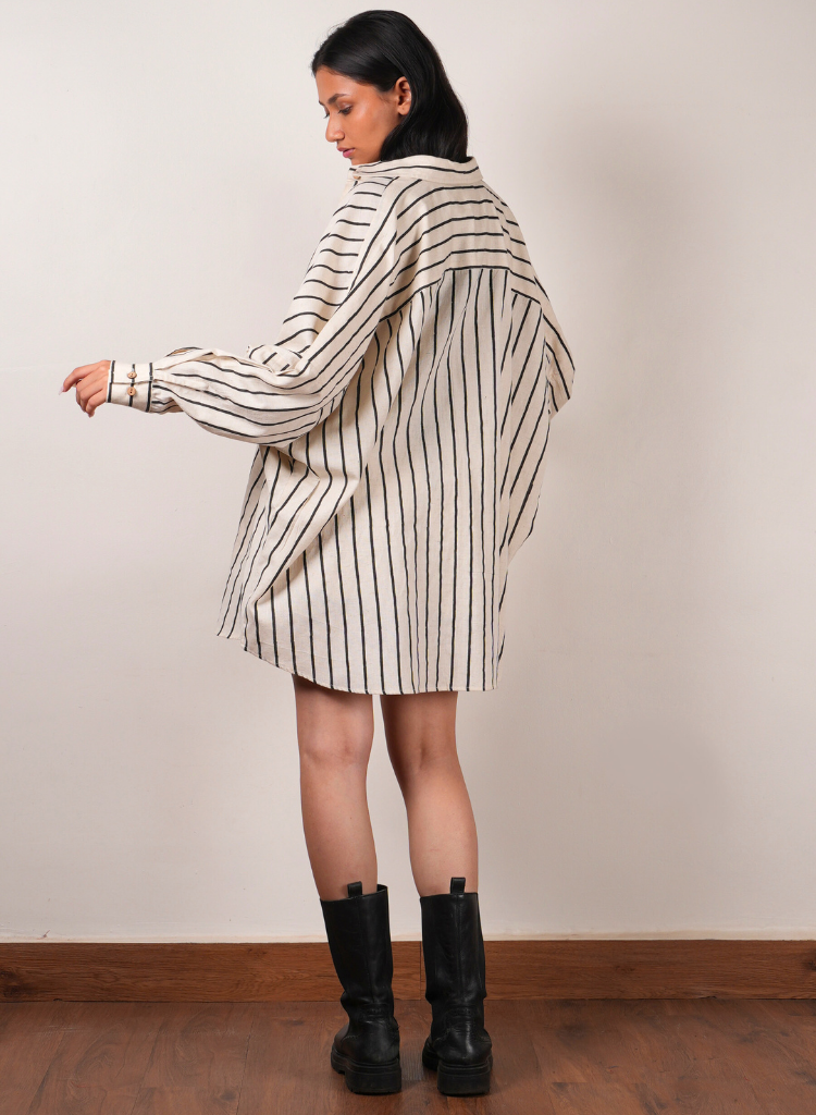Oversized Striped Shirt