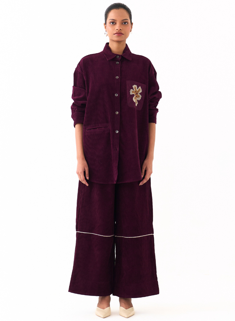 Oversized U Hem Shirt