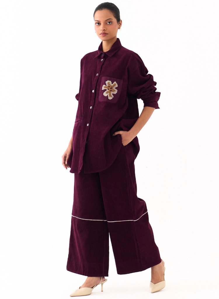 Oversized U Hem Shirt