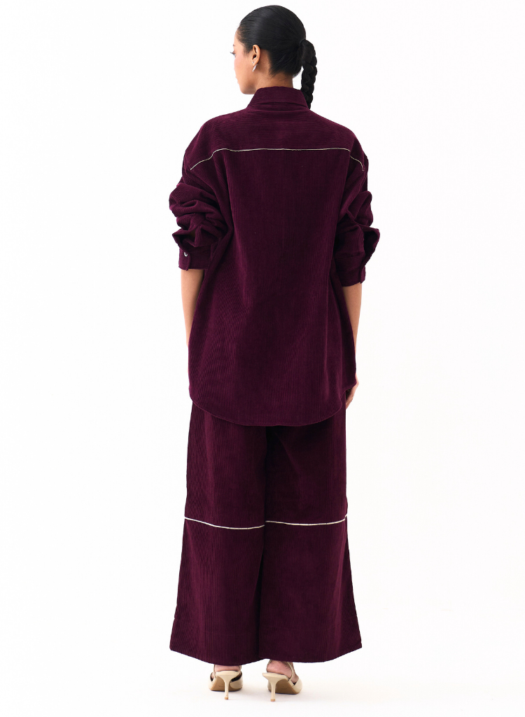 Oversized U Hem Shirt