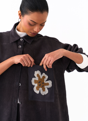 Oversized U Hem Shirt