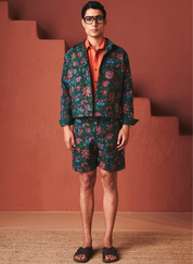 Paan Chintz Trucker Jacket