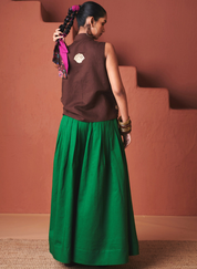 Paan Multi-Pleated Pants