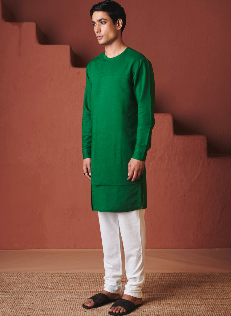 Paan Side Panel Kurta