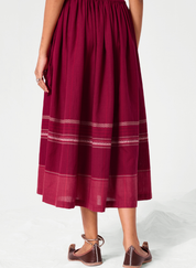 Pakhi Stripes Skirt
