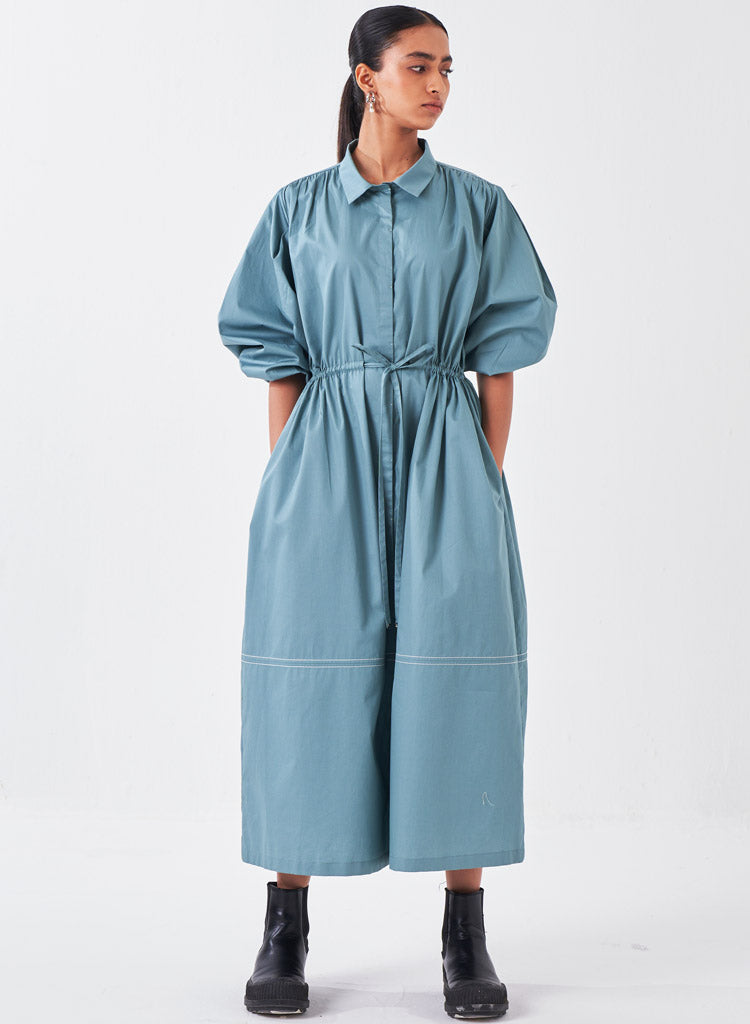 Panel Drawstring Dress