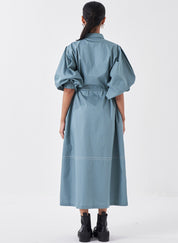 Panel Drawstring Dress