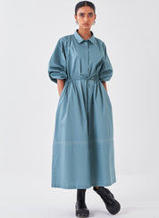 Panel Drawstring Dress