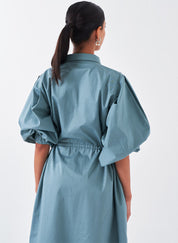 Panel Drawstring Dress