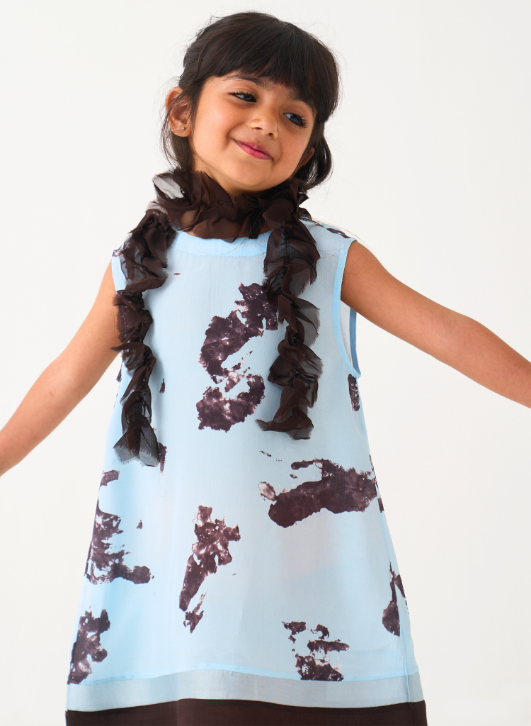 Panel Print Dress