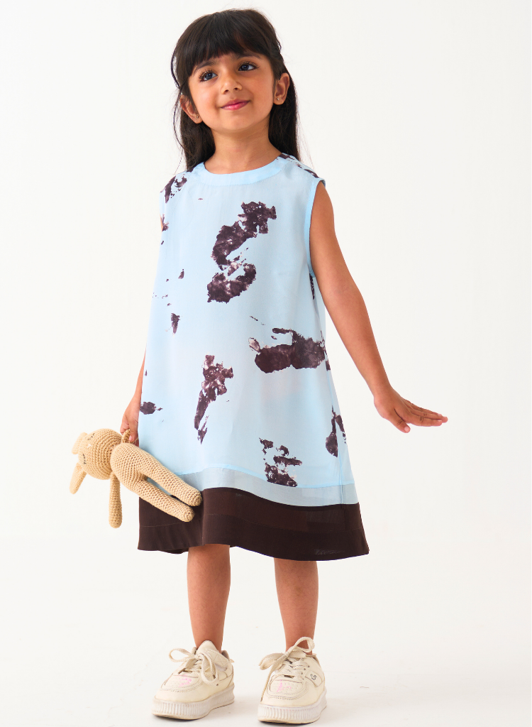Panel Print Dress