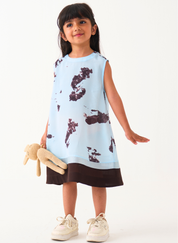 Panel Print Dress