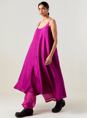 Paneled Embroidered Tunic Set