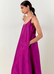 Paneled Embroidered Tunic Set