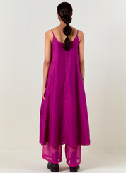 Paneled Embroidered Tunic Set