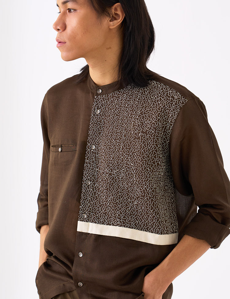 Panelled-Emb-Shirt-Brown-D.jpg