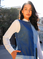 Panelled Shift Dress