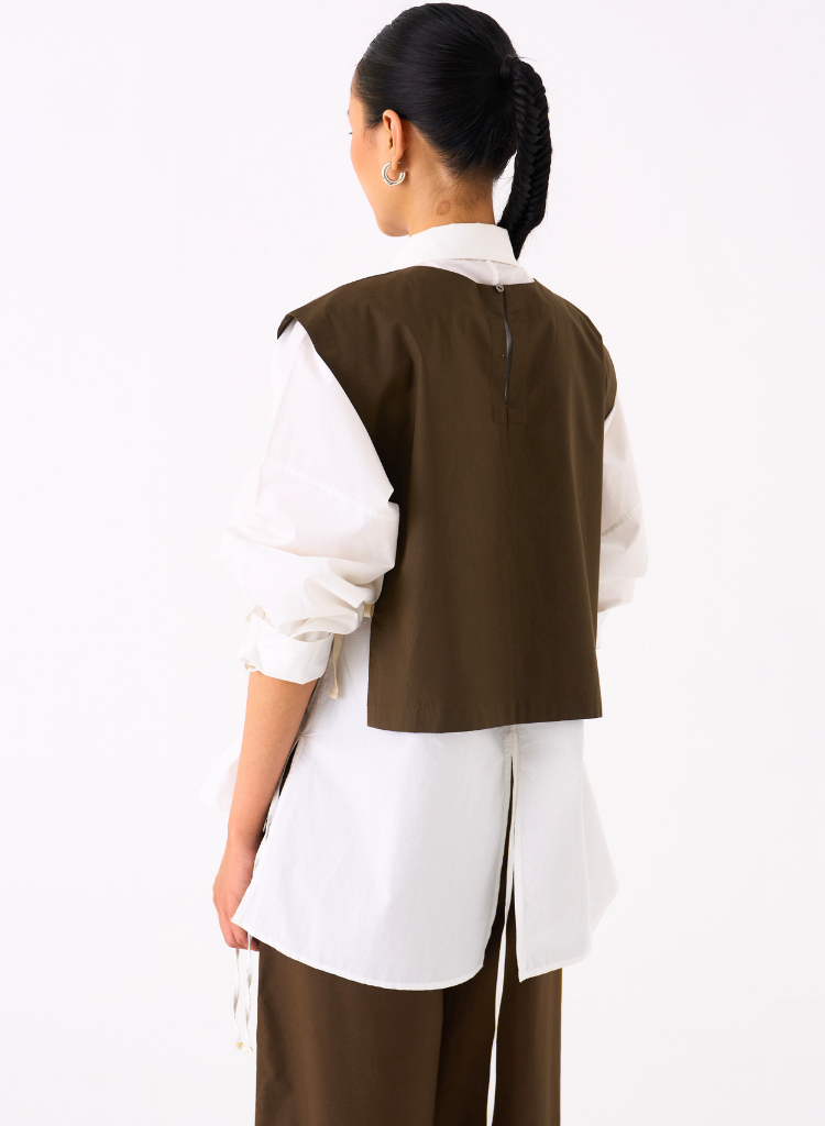 Panelled Shirt