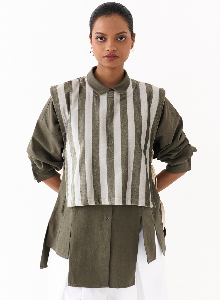 Panelled Shirt