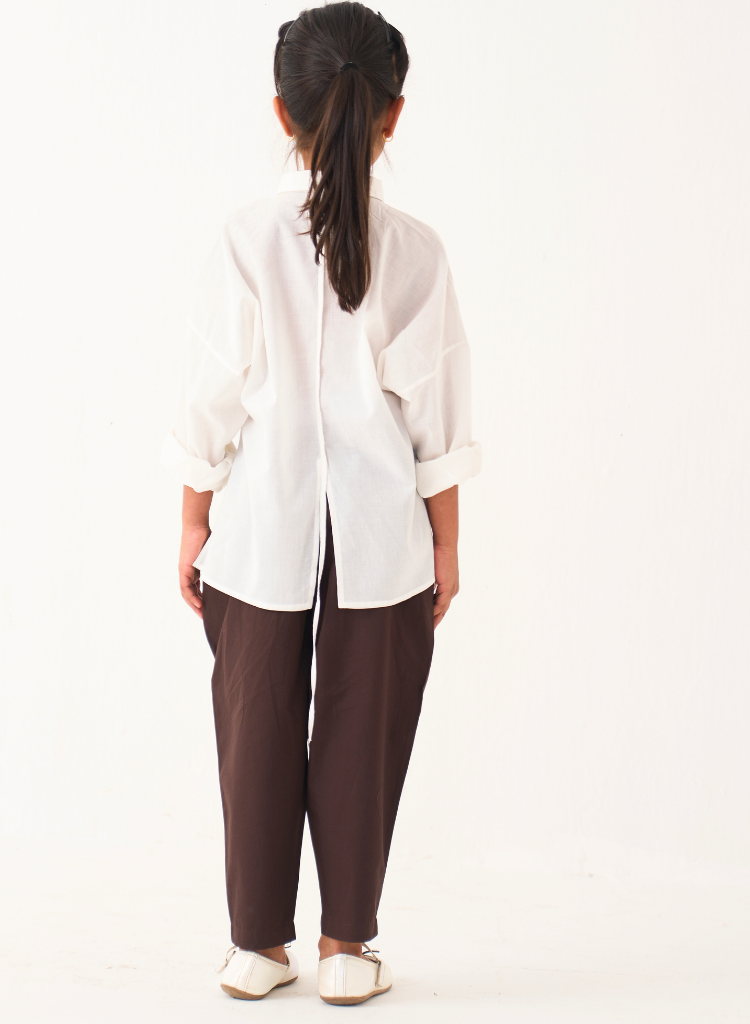 Panelled Shirt Set