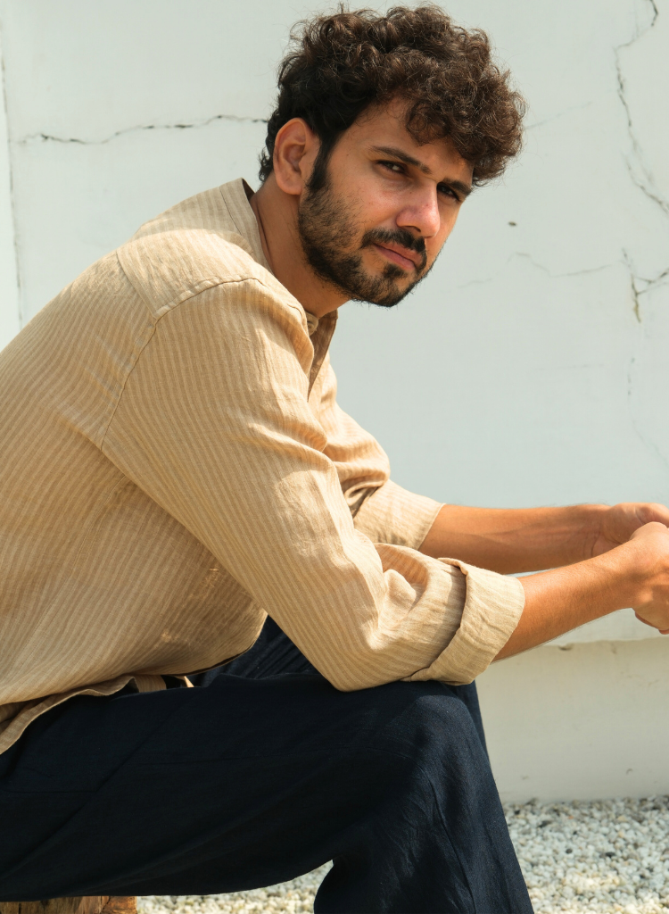 Parallel Beige Shirt