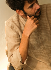 Parallel Beige Shirt