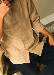 Parallel Beige Shirt