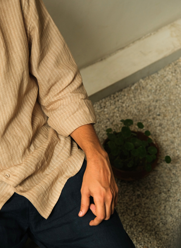 Parallel Beige Shirt