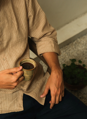 Parallel Beige Shirt