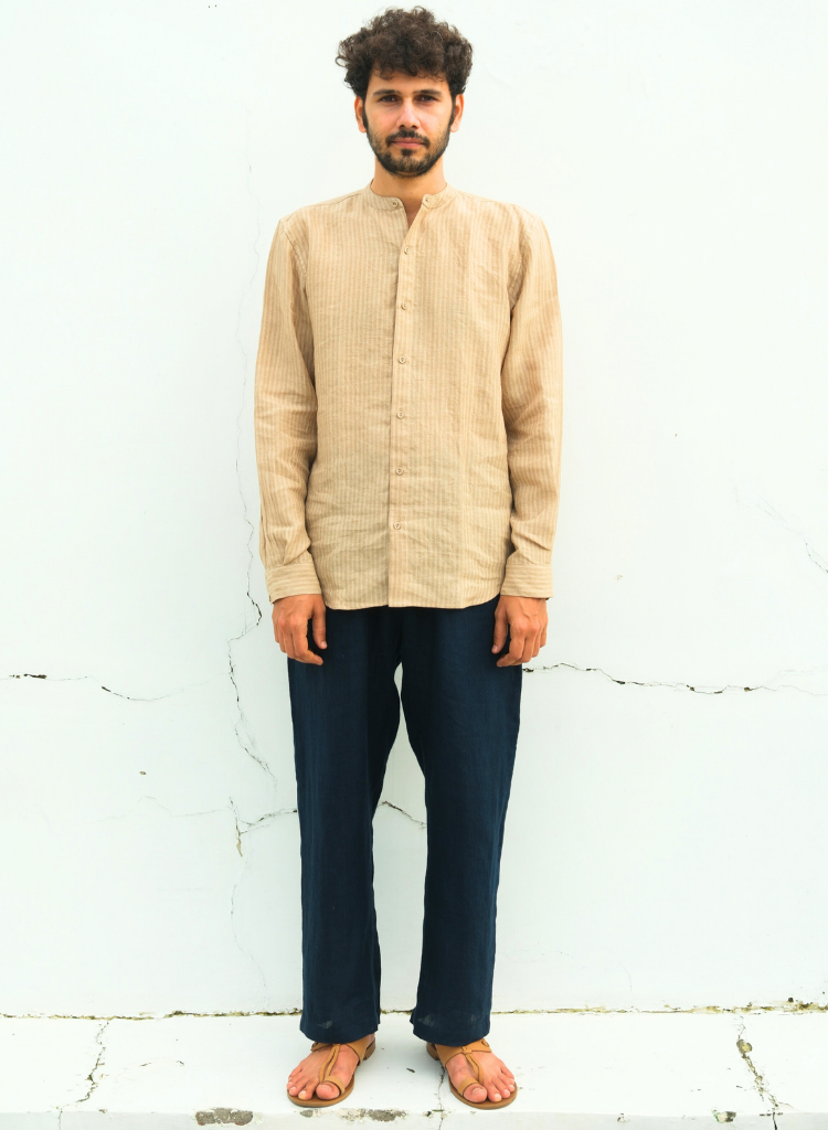 Parallel Beige Shirt
