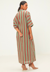 Parallel Shirt Dress