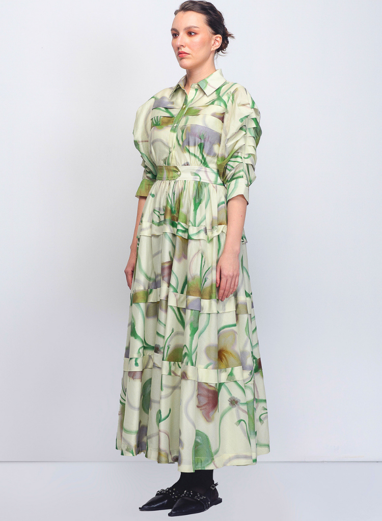 Paron Pleated Dress