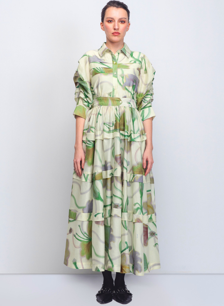 Paron Pleated Dress