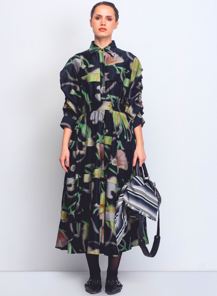 Paron Pleated Dress