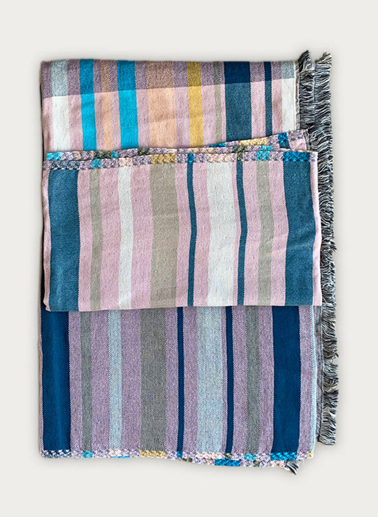 Pastel Stripes Throw