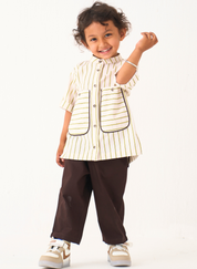 Patch Pocket Shirt Set