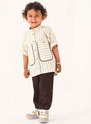 Patch Pocket Shirt Set